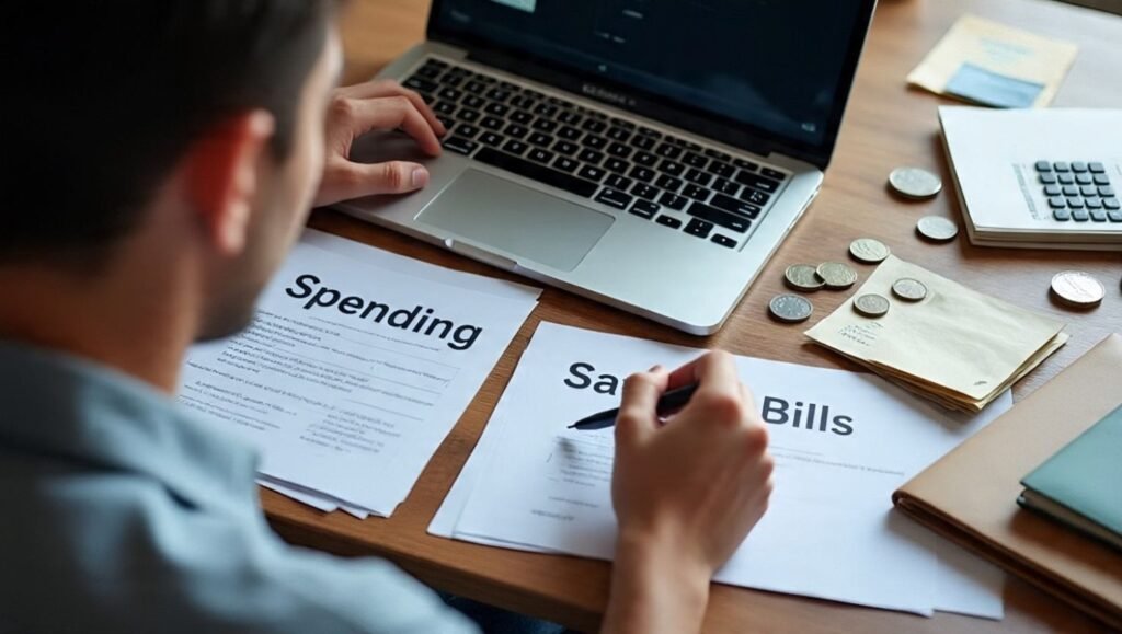 Separate Accounts for Spending, Saving, and Bills
